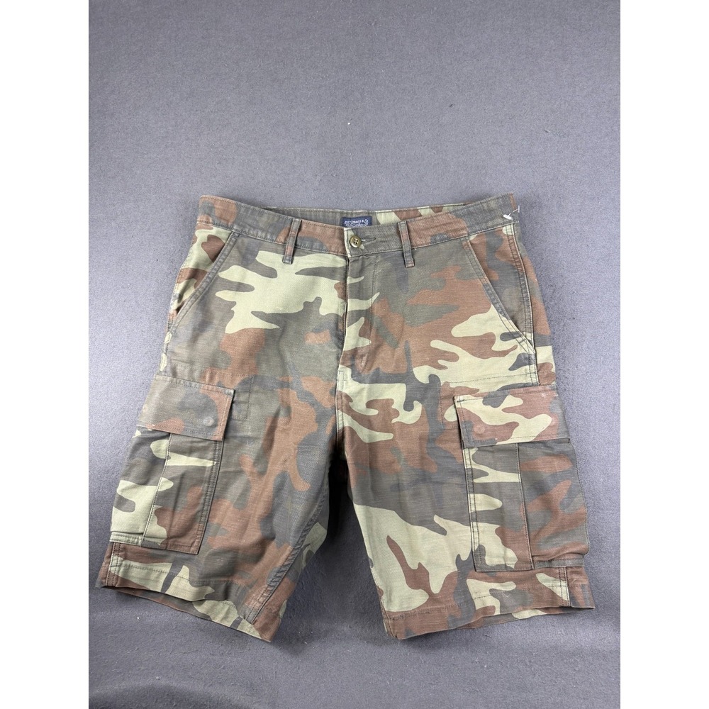 Levi's Mens Multicolor Cargo Shorts Woodland Camo Utility Pocket Outdoor 33
